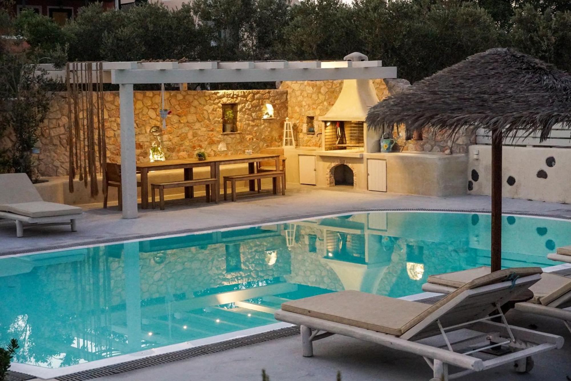 Theros Houses Santorini Kamári エクステリア 写真